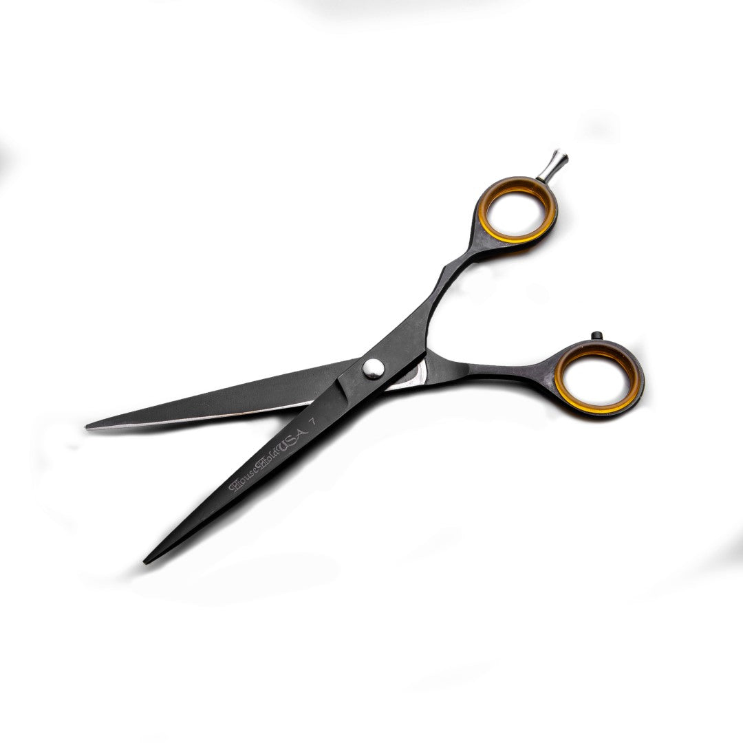 Hair Cutting Scissors, 6 Inch Professional Japan 440c Steel Black Gem Nut  Hair Scissors Cutting Barber Tools Haircut Thinning Shears Hairdresser